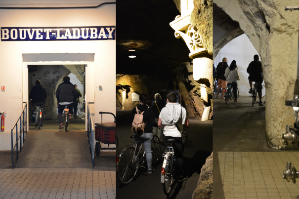 visite à velo bouvet ladubay